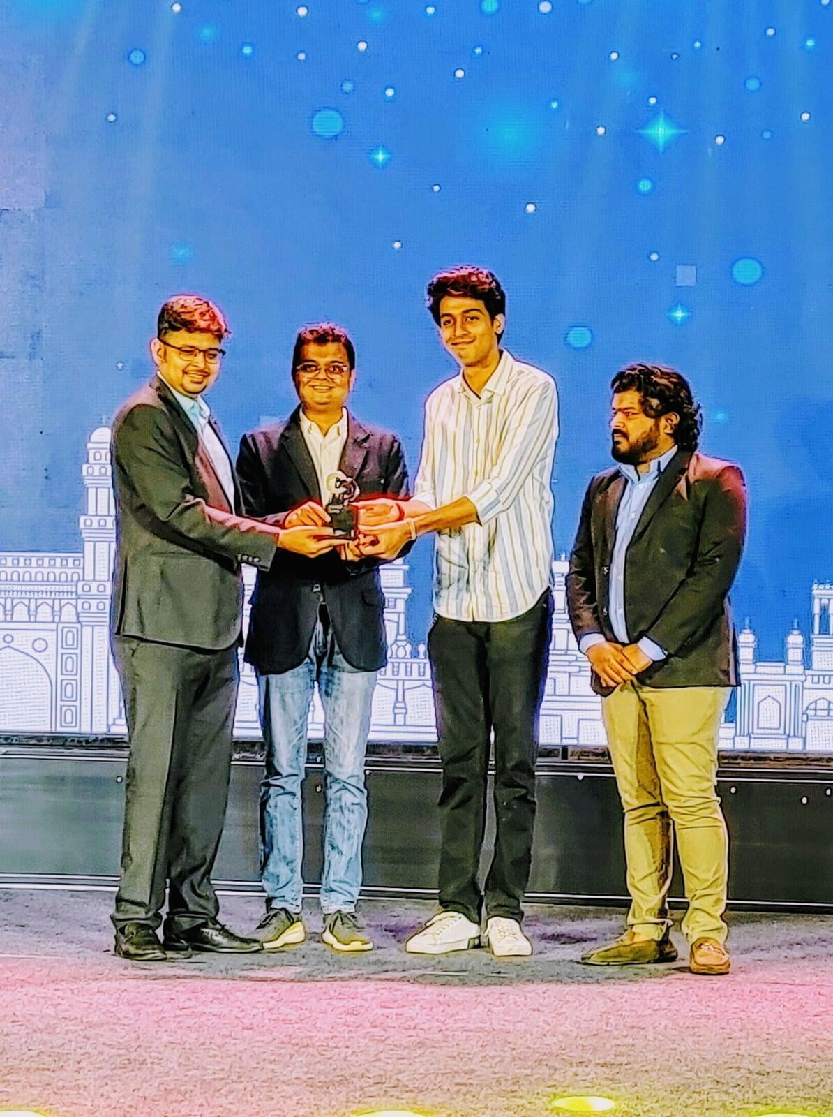 Buildscape Getting awarded by Pidilite