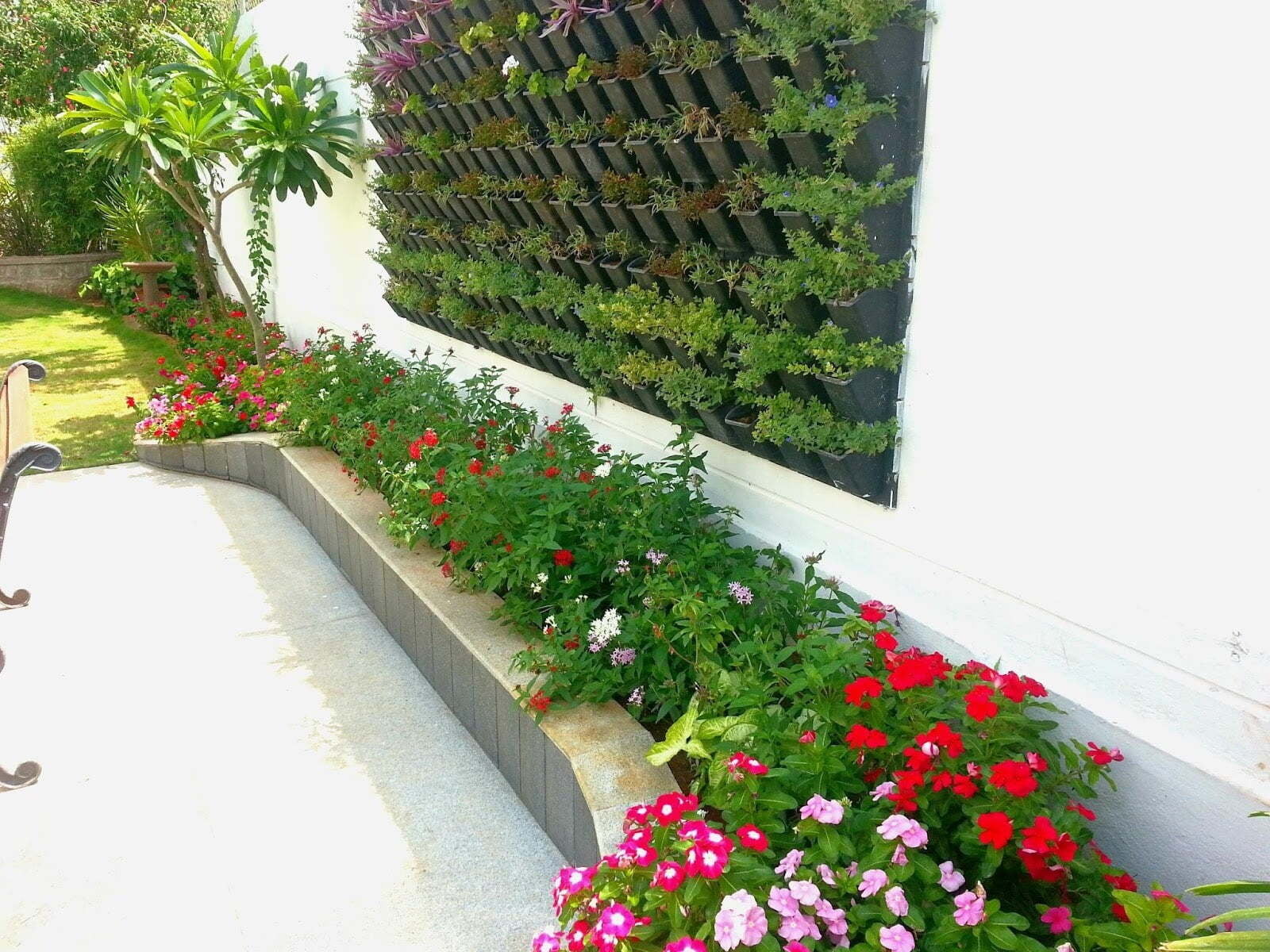 Flowering Green Wall